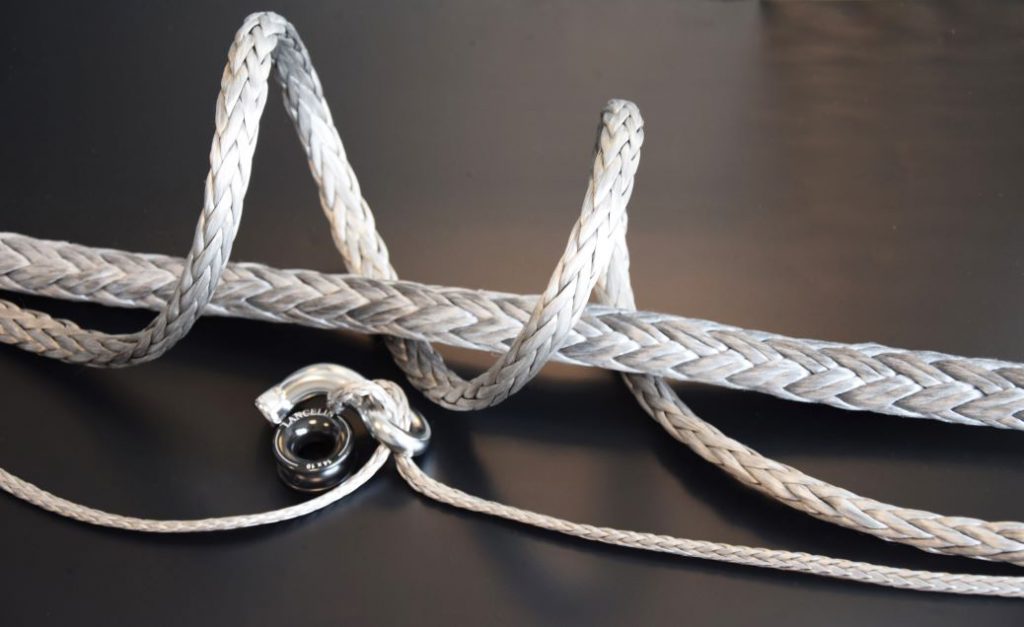 Corda Sintetica Per Verricello Dyneema, 3/8 "x 29 M, Con Manicotto - Foto 5